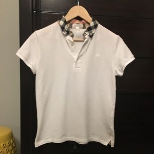 Burberry William Cotton Polo Size 14 Boys